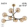 Миниатюра фото подвесная люстра citilux лорен cl146283 | 220svet.ru